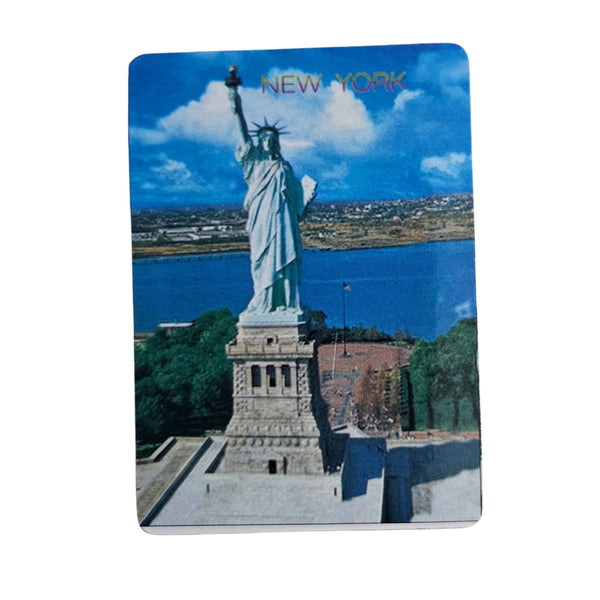 Statue of Liberty Vintage Magnetic Mini Telephone Address Book 2.75 In x 2 Inch