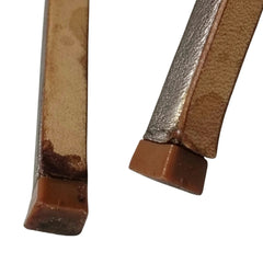 Manolo Blahnik Bronze Leather and Transparent PVC Lavanasa Sandals Size 10.5