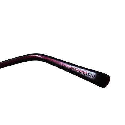 PRADA Sleek Fit Eye Glasses Specs VPR 66F 51017 3Bh-101 135 Gold Rimmed Frames
