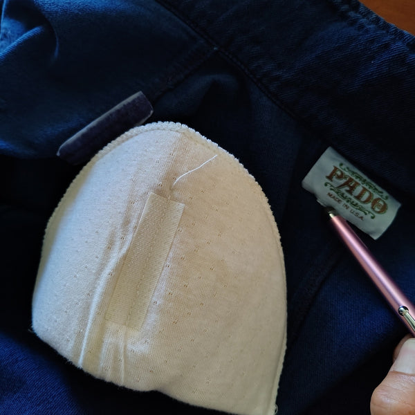 1990s Pado California Indigo Blue Denim Jean Jacket Dolman Sleeves Embroidered [Vintage]