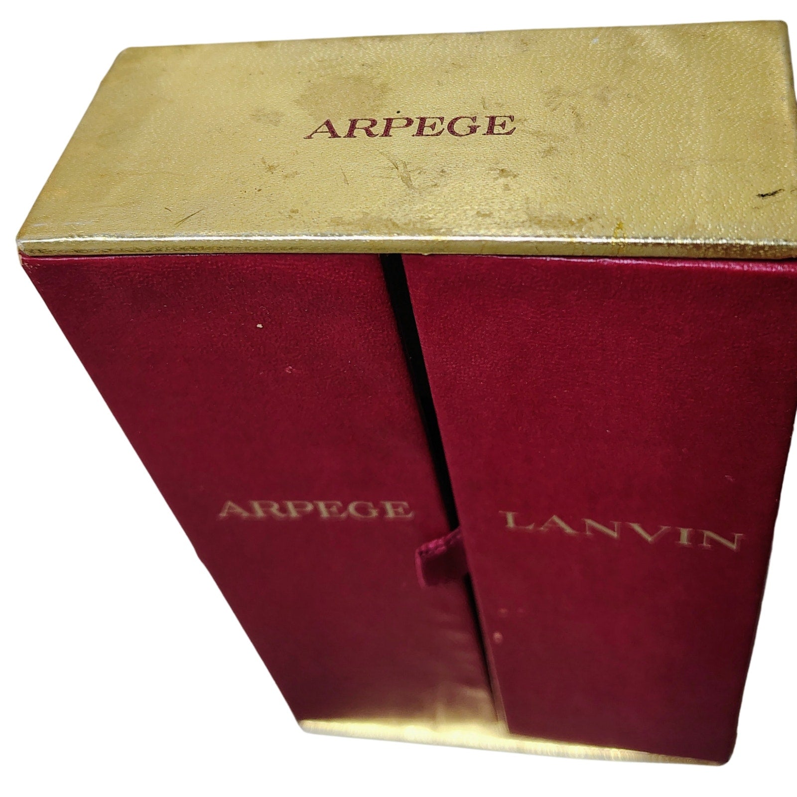 60s Arpege Lanvin 2oz Eau De Lanvin  Atomizer Miniature Pump Box Set Dead Stock [Vintage]