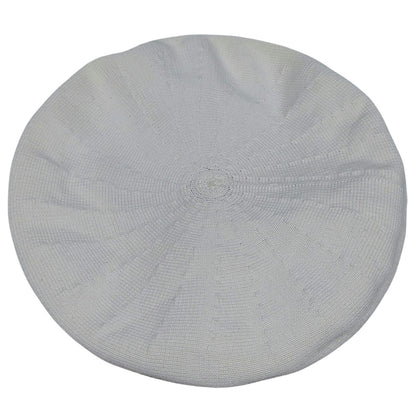 Cream Cotton Beret 10.5 Inch Diameter As seen on Mary Poppins Returns in Pink