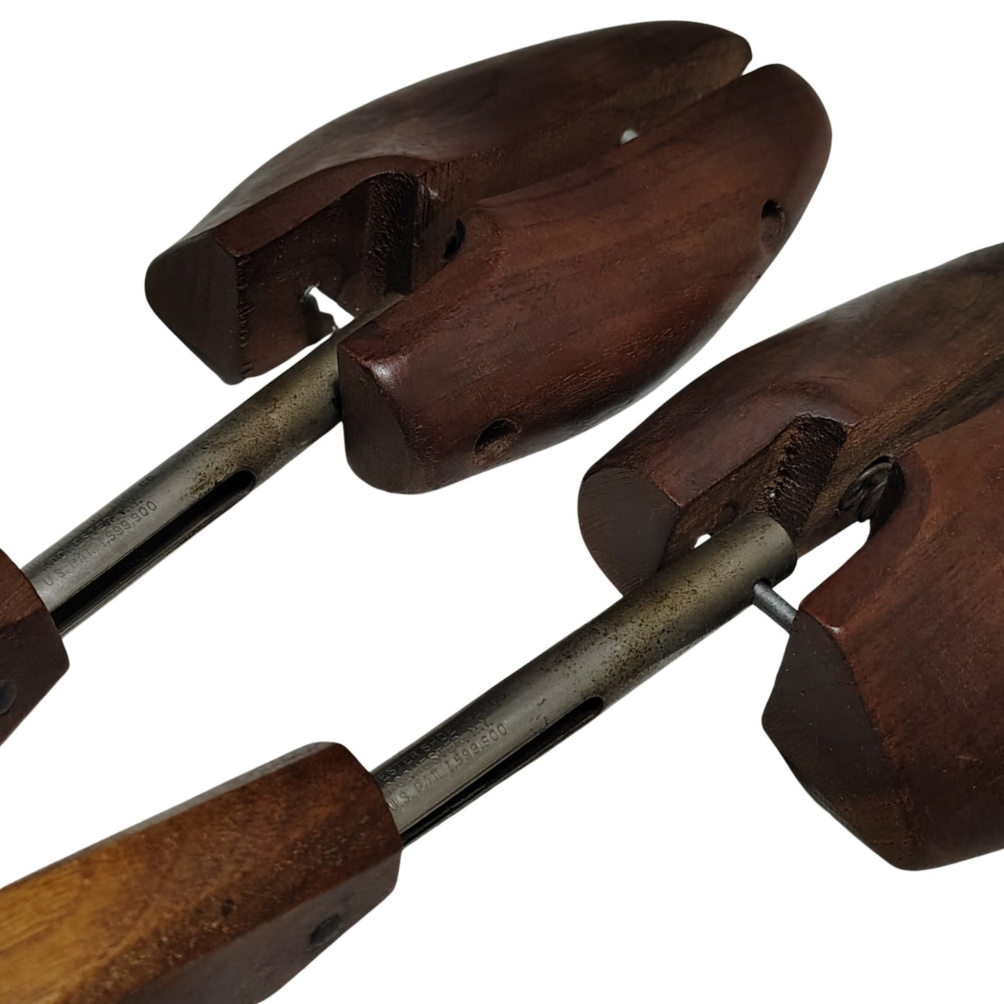 Rochester Shoe Tree Co. 12"  Wooden Footwear Shapers Split Toe Forms Stretchers [Vintage]