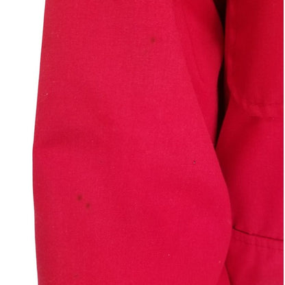 1980s Woolrich Woman Thinsulate Red Snap Close Winter Coat Size Large [VINTAGE]