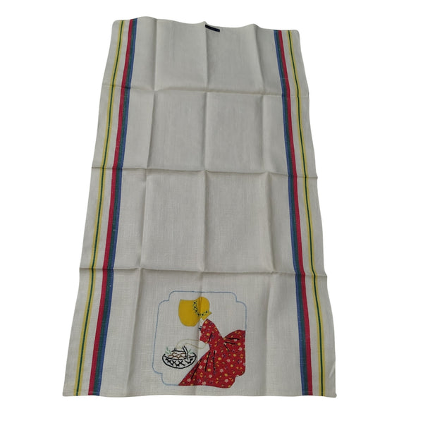 40s 50s Pure Linen Tea Towels Unused Pure Linen French Tea Towels Kitchen Towels