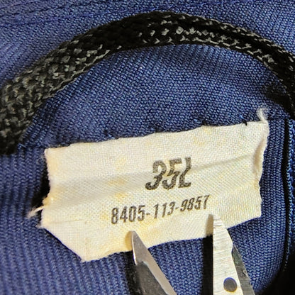 Vietnam US Air Force Overcoat 35 Long Blue 1549 Wool 13 oz Trench Coat [Vintage]