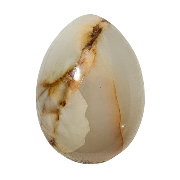 Solid Marble Polished Onyx Decorative Egg