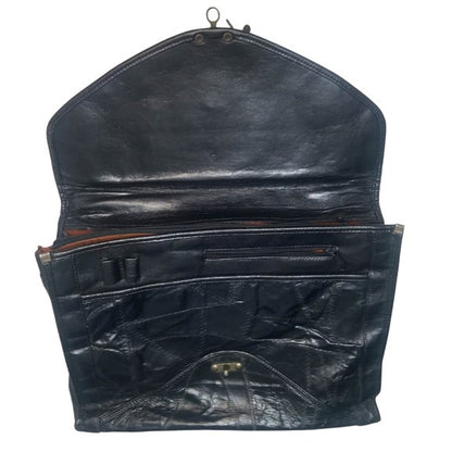 MC Marc Chantal Leather Patchwork Briefcase 1.5" x 12" [Vintage]
