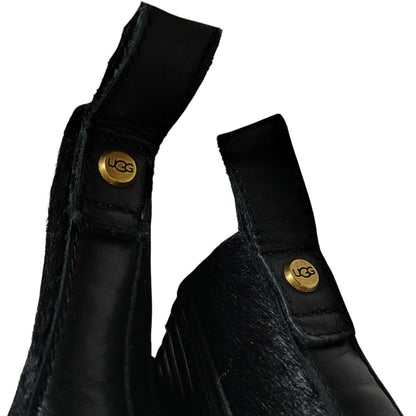 UGG Camden Exotic Calf Hair Leather High Heels Womens Ankle Boots Booties Size 7