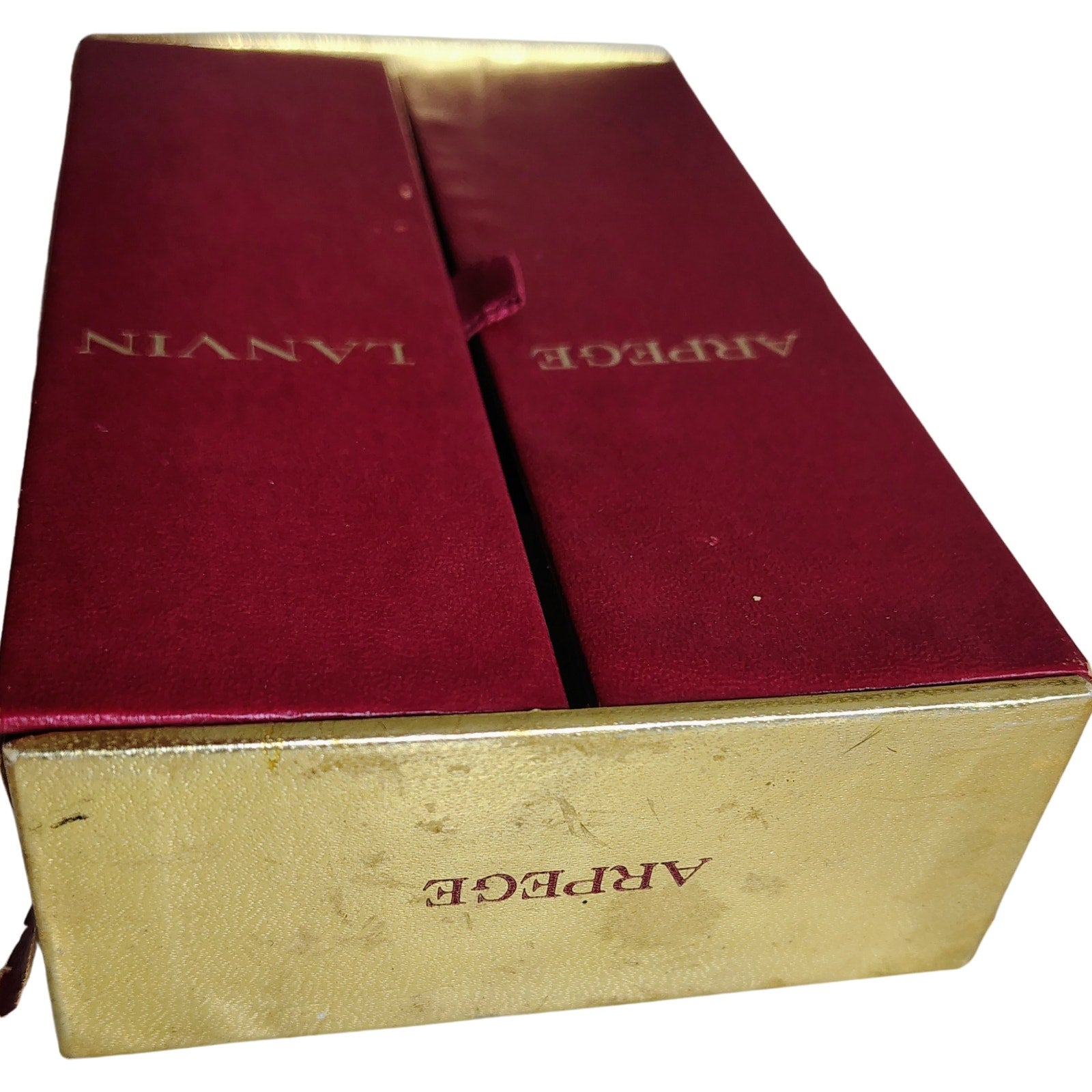 60s Arpege Lanvin 2oz Eau De Lanvin  Atomizer Miniature Pump Box Set Dead Stock [Vintage]