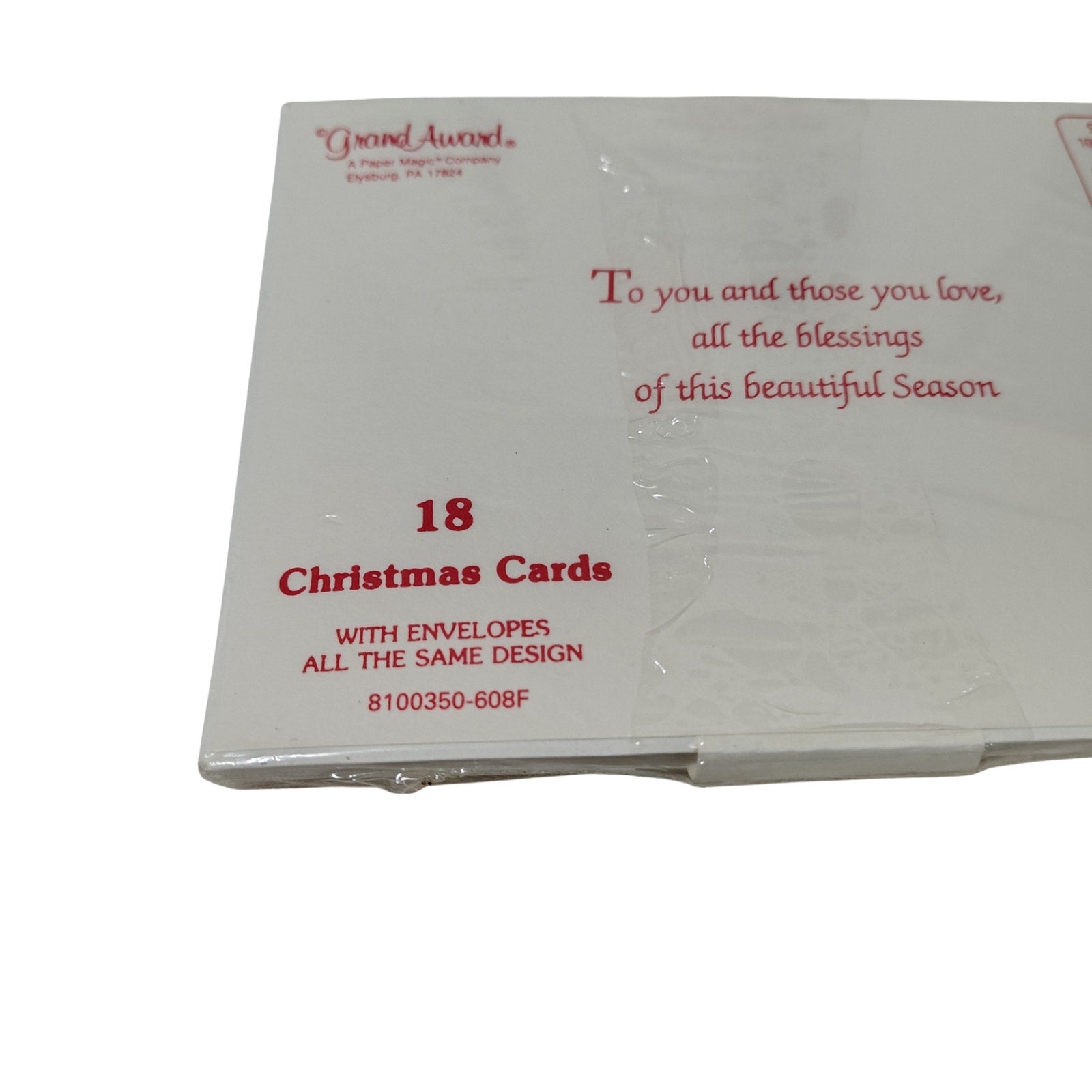 90s Nativity Childrens Scene Jesus Manger 18 New Christmas Cards Greeting Cards New in Package [Vintage]