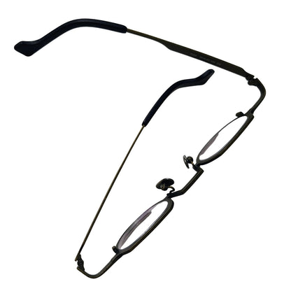 Bradford | Titanium Lightweight Shield Shaped Eyeglasses Unisex Glasses Retro Design