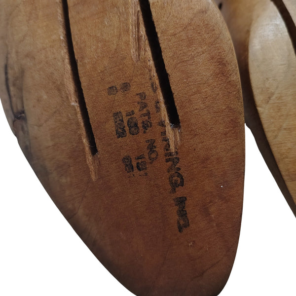 Jones & Vining Adjustable Wood Shoe Tree Stretcher Accessories Size 7B [Vintage]
