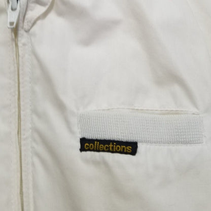 VINTAGE | RACER JACKET Montgomery Ward Collection Light Weight White Size Small