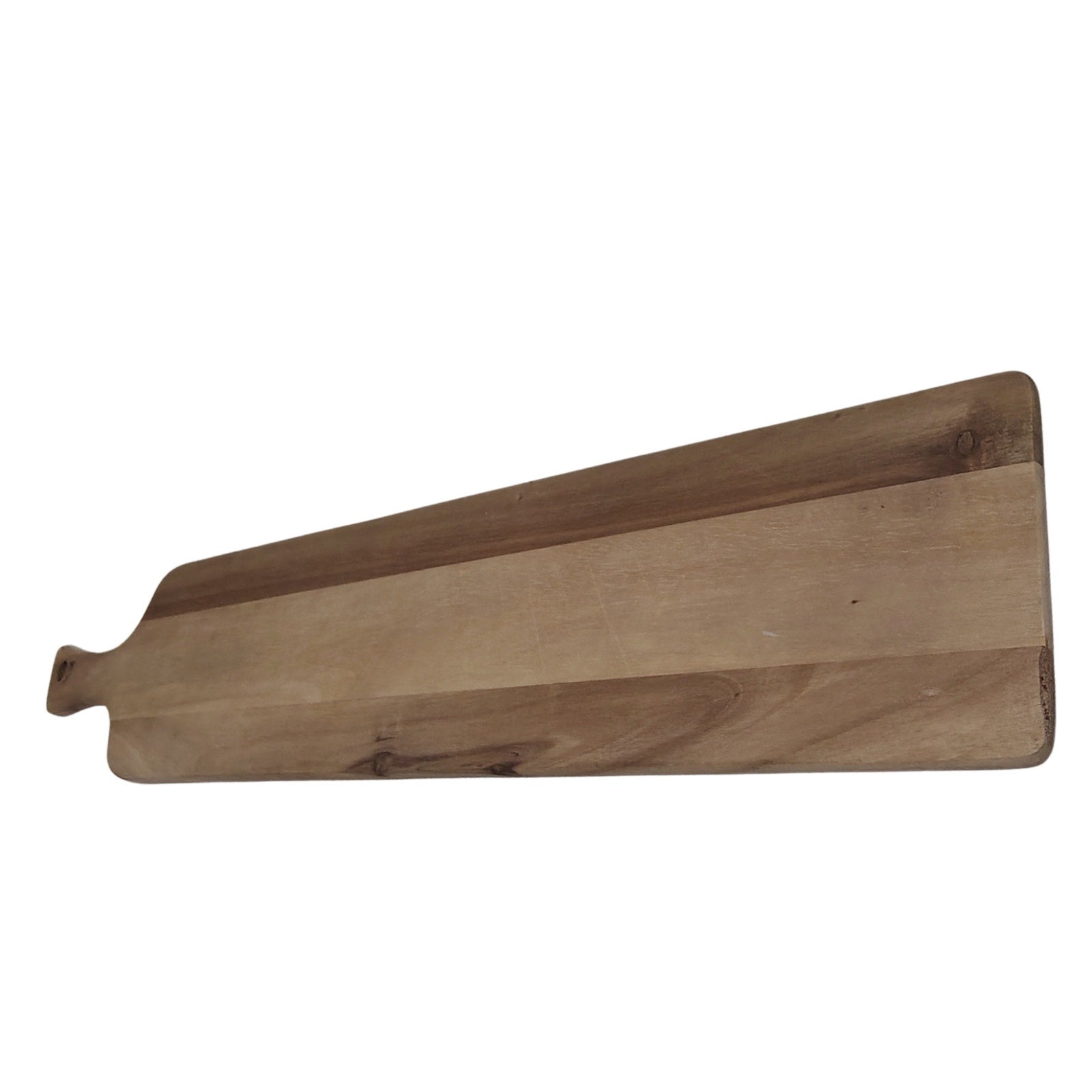 Wooden Long Narrow Charcuterie Chopping Board 22x6 Inches 27 Inch Total Length