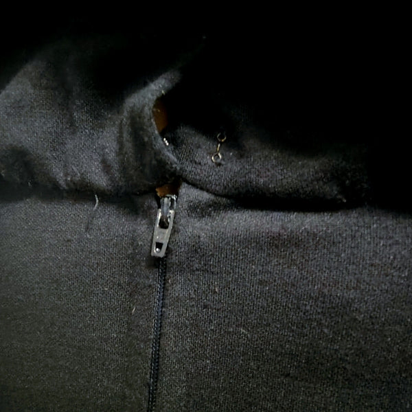 1960s Mod MCM Black Long Sleeve High Neck Pencil Skirt Dress Back Buttons Size Small [Vintage]