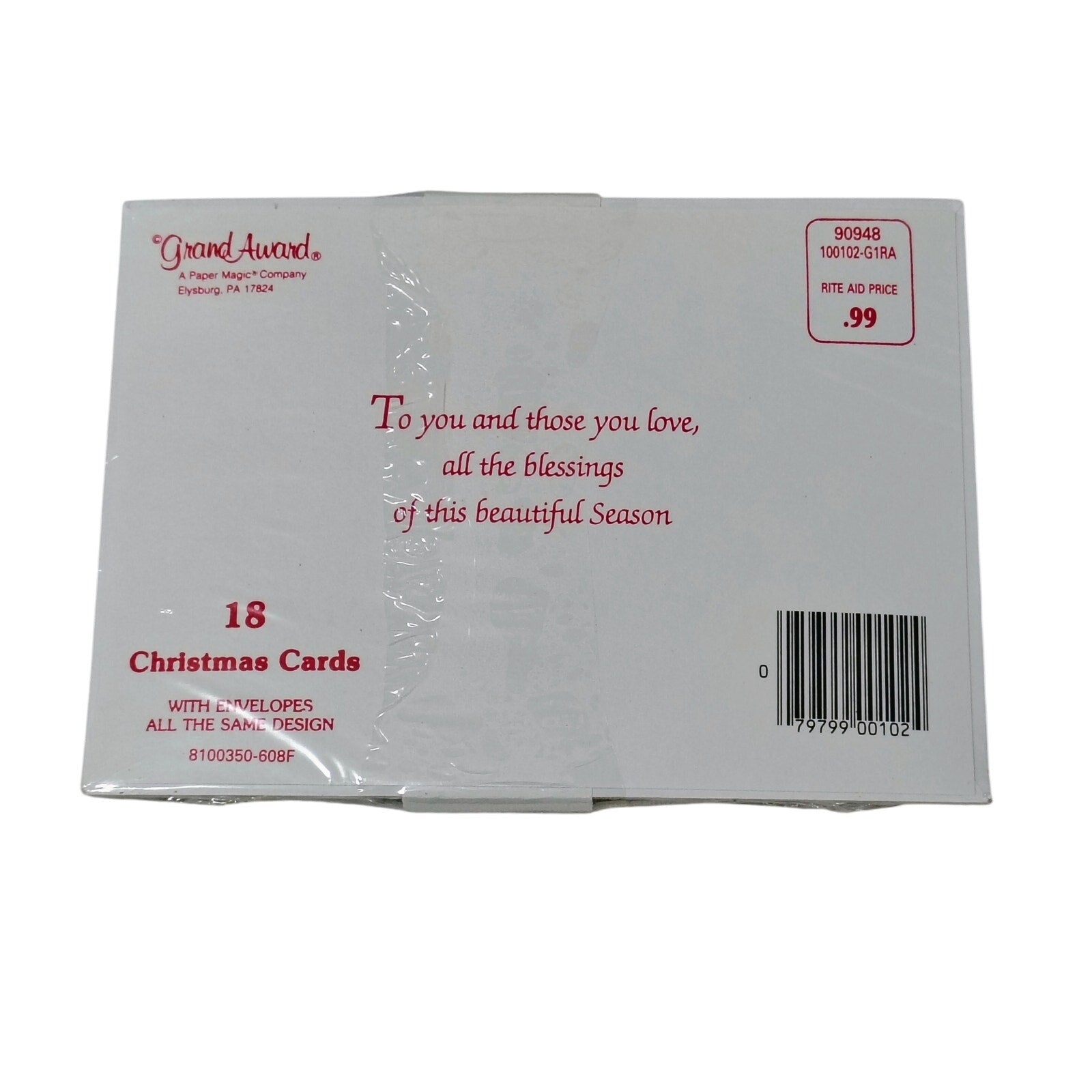 90s Nativity Childrens Scene Jesus Manger 18 New Christmas Cards Greeting Cards New in Package [Vintage]