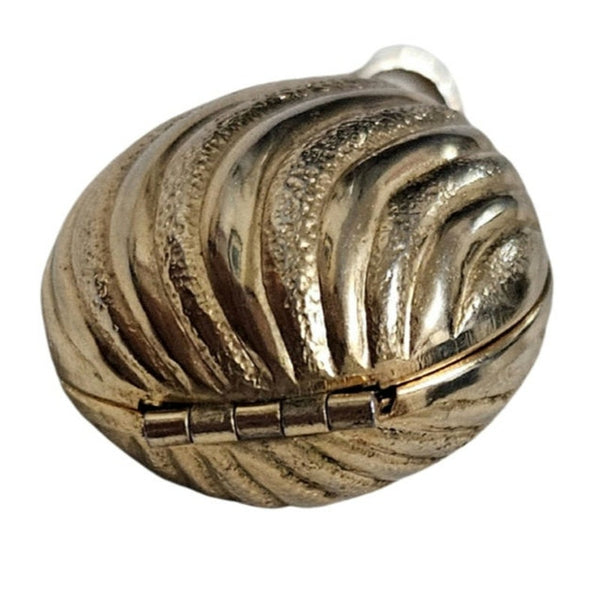 1968 Avon "Golden Charmer" Glacé Wax Perfume Case Pendant "Empty" Vintage