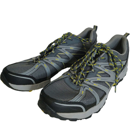 Denali Grey Mesh Lace Up Low Top Trail Hiking Running Athletic Shoes Size 13 Men