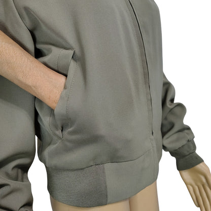 USMC Tanker Zip Up Bomber Jacket Neptune Garment Co. Epaulets Lined 36 Short