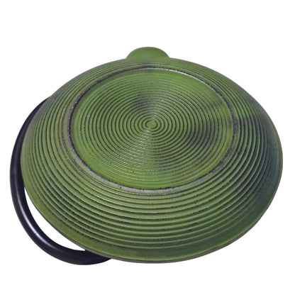 Dragonfly Teapot Green 770ml Low Profile Cast Iron Teapot Heavy Cast Iron