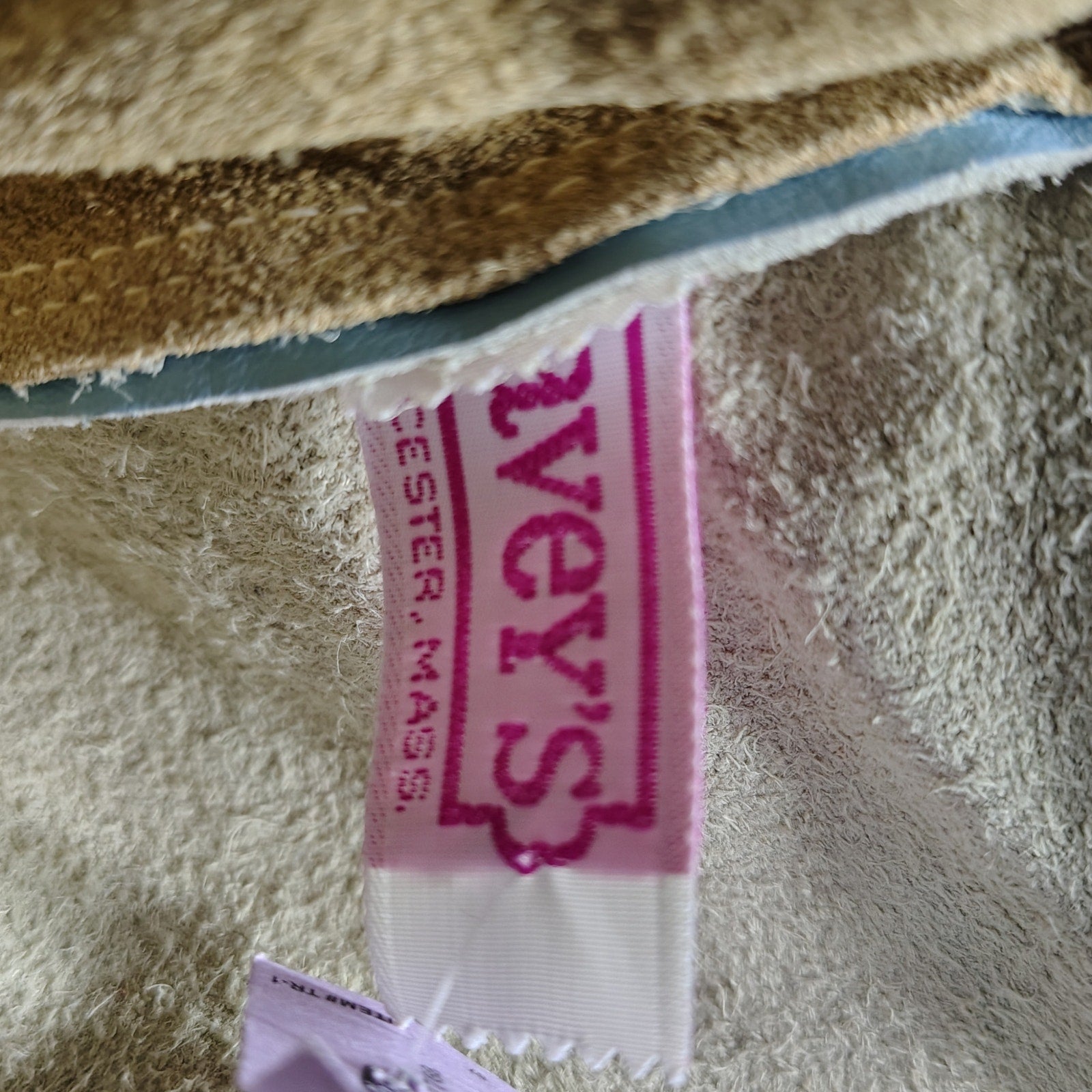 1970s Davey's Baby Blue Vintage Leather Tension Lock Clutch Handbag Made in USA [Vintage]