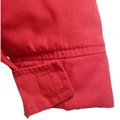 1980s Woolrich Woman Thinsulate Red Snap Close Winter Coat Size Large [VINTAGE]