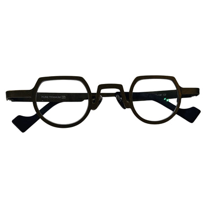 Bradford | Titanium Lightweight Shield Shaped Eyeglasses Unisex Glasses Retro Design