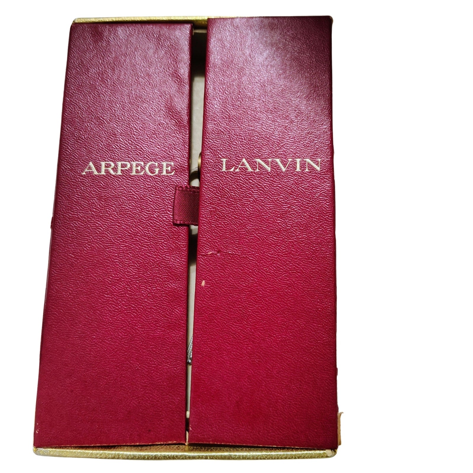 60s Arpege Lanvin 2oz Eau De Lanvin  Atomizer Miniature Pump Box Set Dead Stock [Vintage]