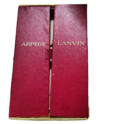60s Arpege Lanvin 2oz Eau De Lanvin  Atomizer Miniature Pump Box Set Dead Stock [Vintage]