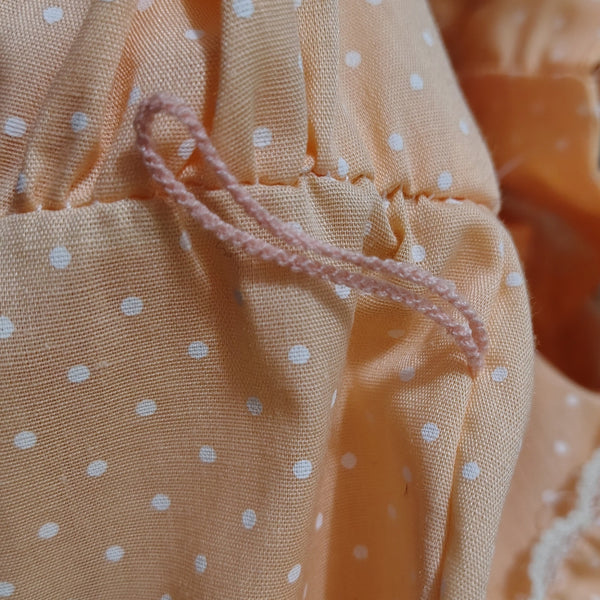 1970s Jeri Bee Belted Rockabilly Prairie Square Dance Ruffle Layered Dress Size 16 [Vintage]