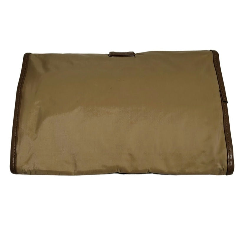 1970s Brown Waterproof Travel Maxi Clutch Folio By Baggo New Tags [Vintage]