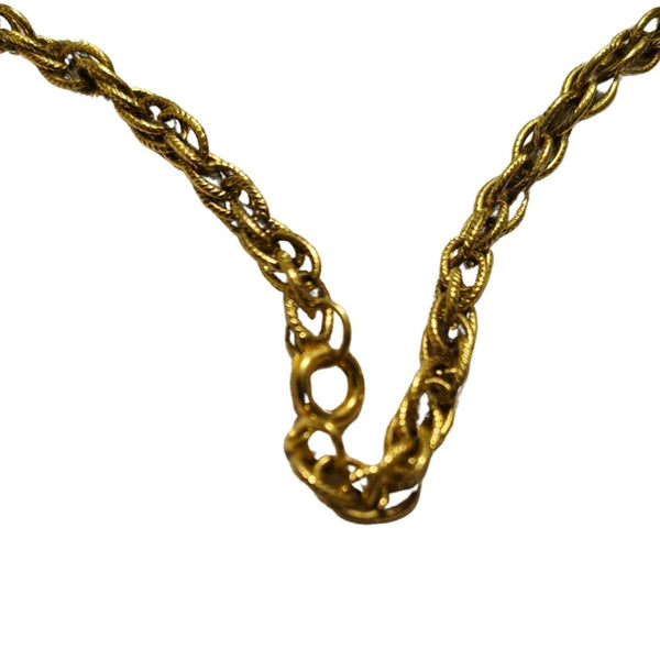 70s Gold Moveable Articulated Owl Necklace Chipped Jade Colored Stones Vintage