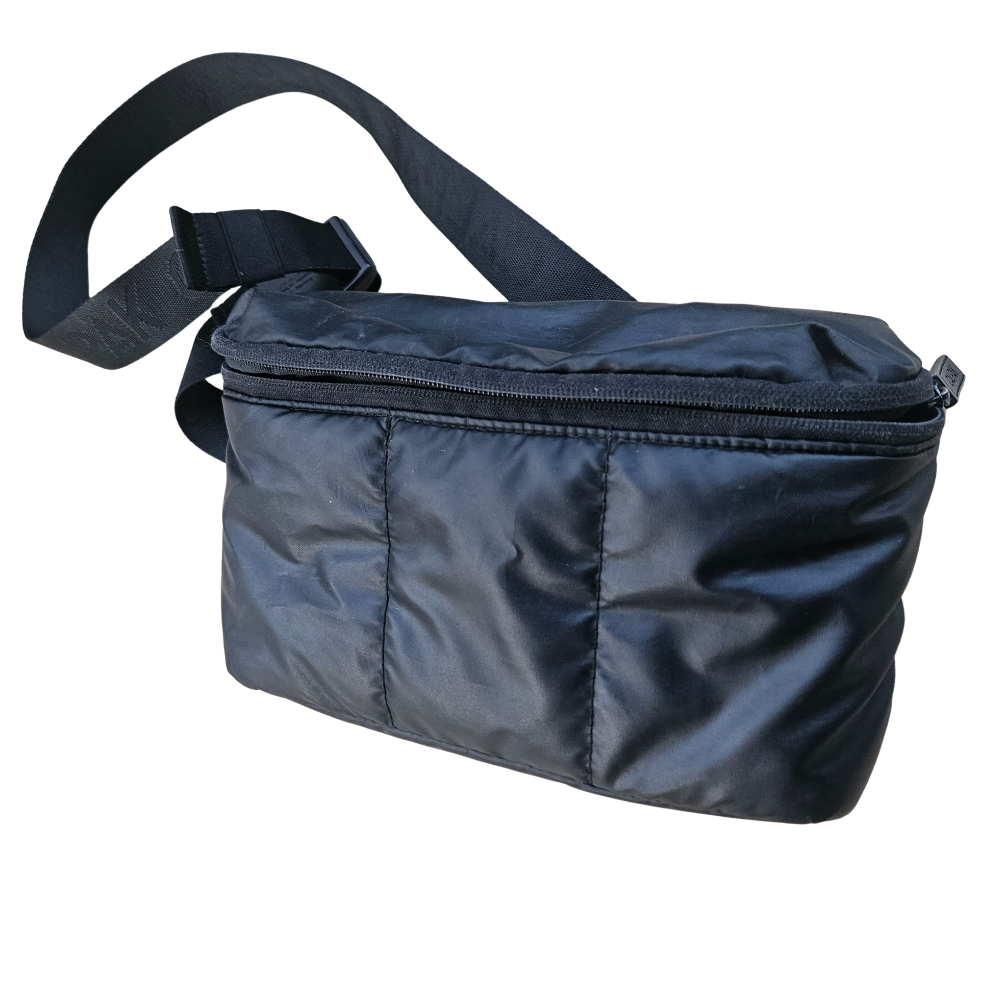 Calpak Luca Black Quilted Belt Bag Hiking Travel Fanny Pak Shoulder Pouch