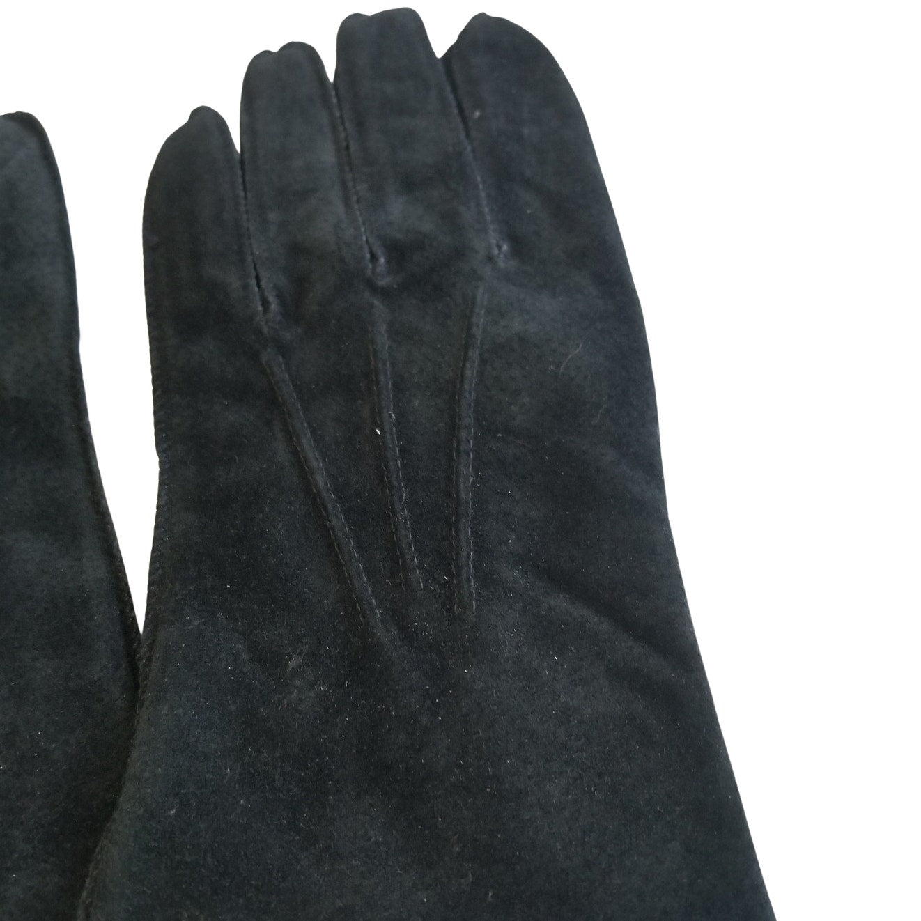 Thinsulate Black Imported Suede Leather Thermal Insulated Gloves XL [Vintage]