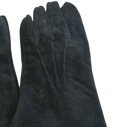 Thinsulate Black Imported Suede Leather Thermal Insulated Gloves XL [Vintage]